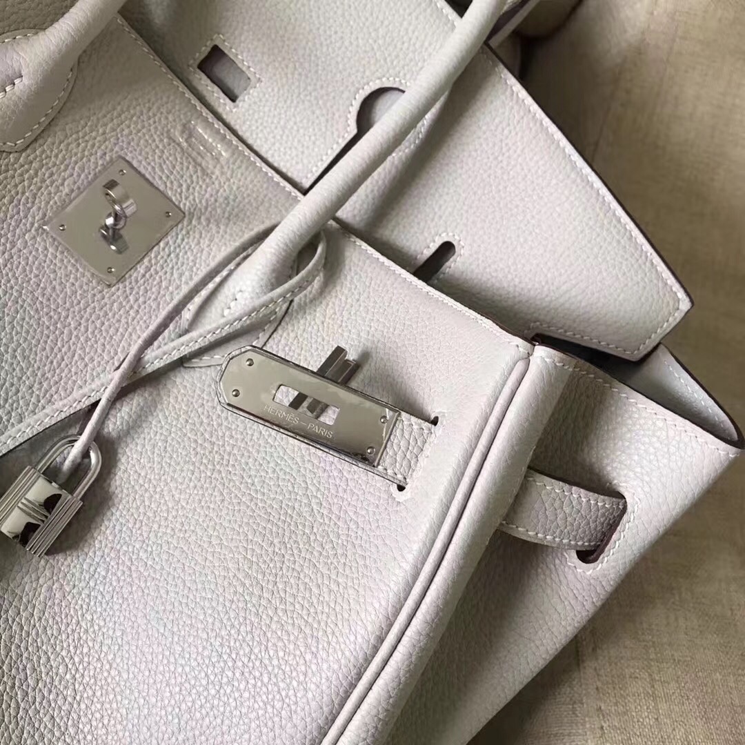 Hermes Birkin 35CM Togo Leather Handbag White